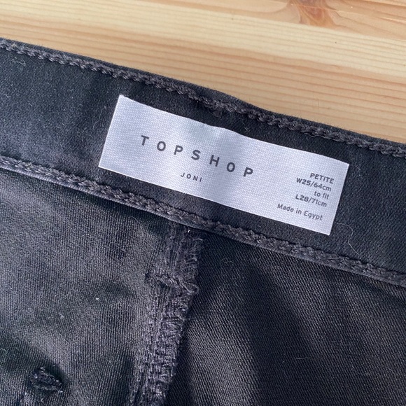 TOPSHOP Joni Jeans PETITE W25 - Picture 2 of 2
